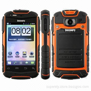 Water-resistant Mobile Phones, Android 2.3, Wi-Fi, Waterproof/Shock-proof/Dust-proof, Dual-SIM Card
